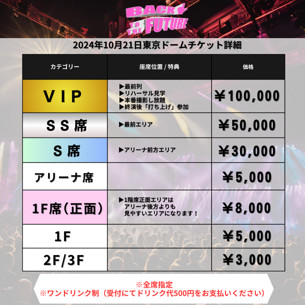 BACK TO THE FUTURE』チケット発売開始!! – ジョバンニ（武道館に